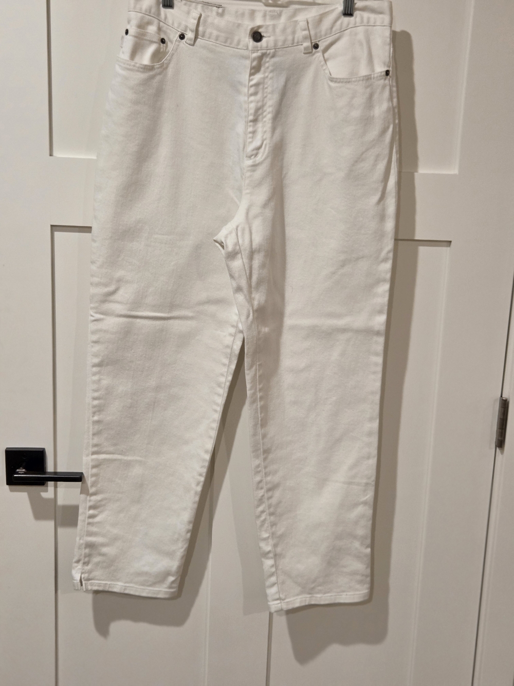 Lauren Ralph Lauren White Straight-Leg Women's Jeans